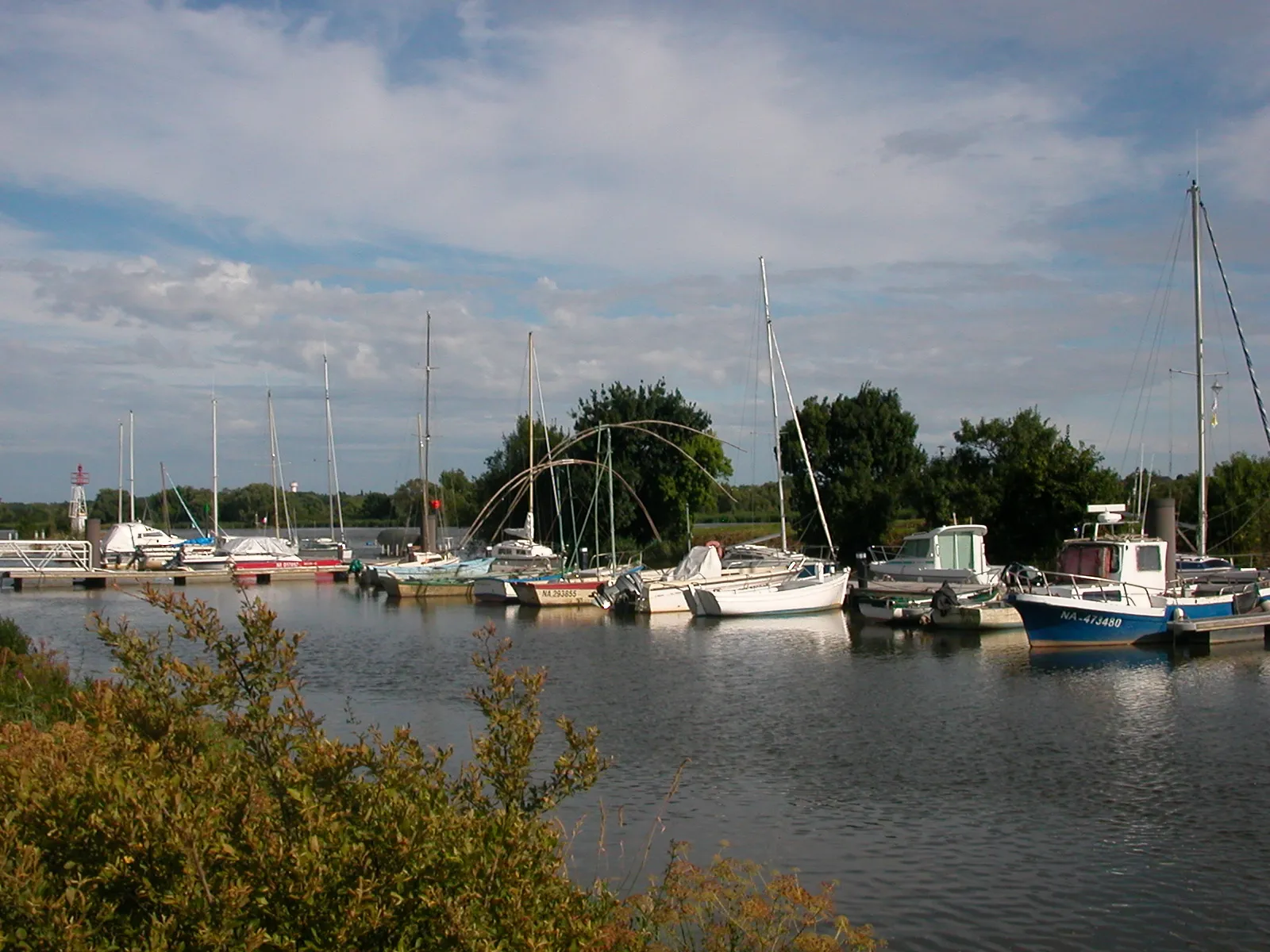 Port de plaisance de Couëron sur la Loire