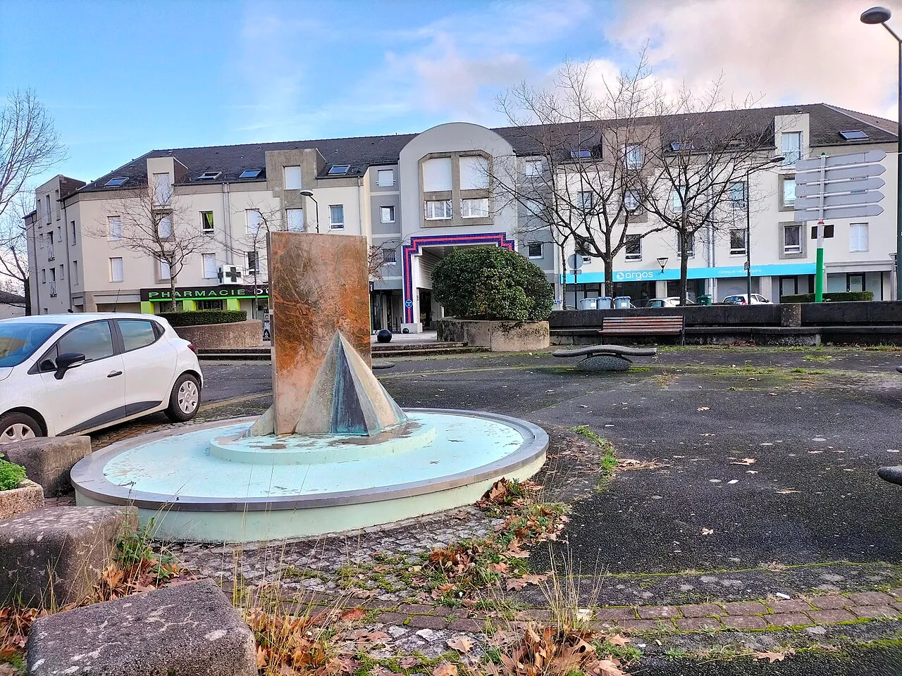 Fontaine de la place de la Révolution-Française à Saint-Herblain