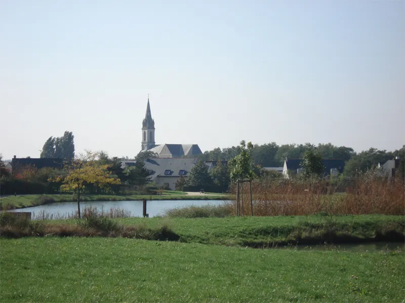 Vue de Saint-Sylvain-d’Anjou, à Verrières-en-Anjou